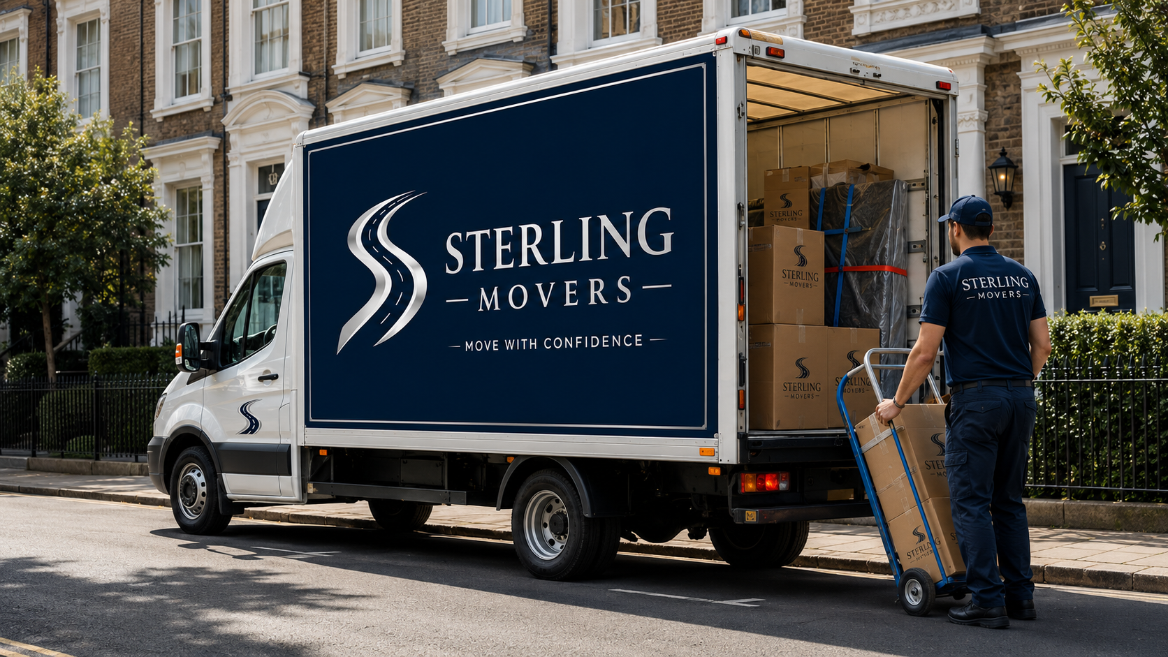 Sterling Movers Luton van for London house removals